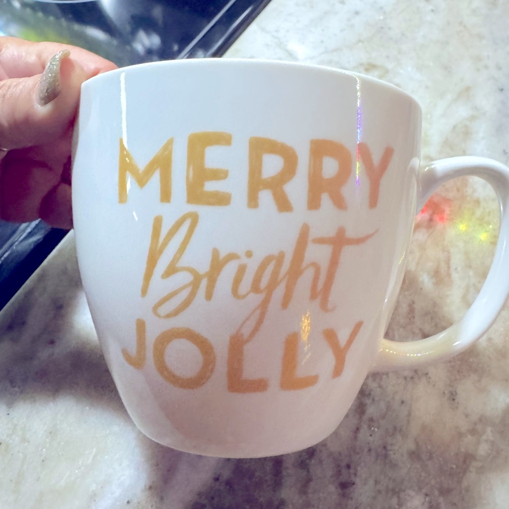💖🌟💚 Collector Edition Large 20 Oz Starbucks Merry Bright Jolly Coffee Mug
